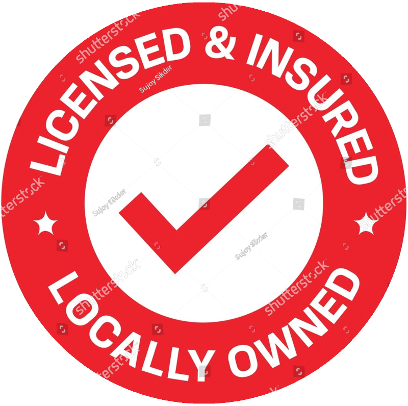 Licensed insured and locally owned logo